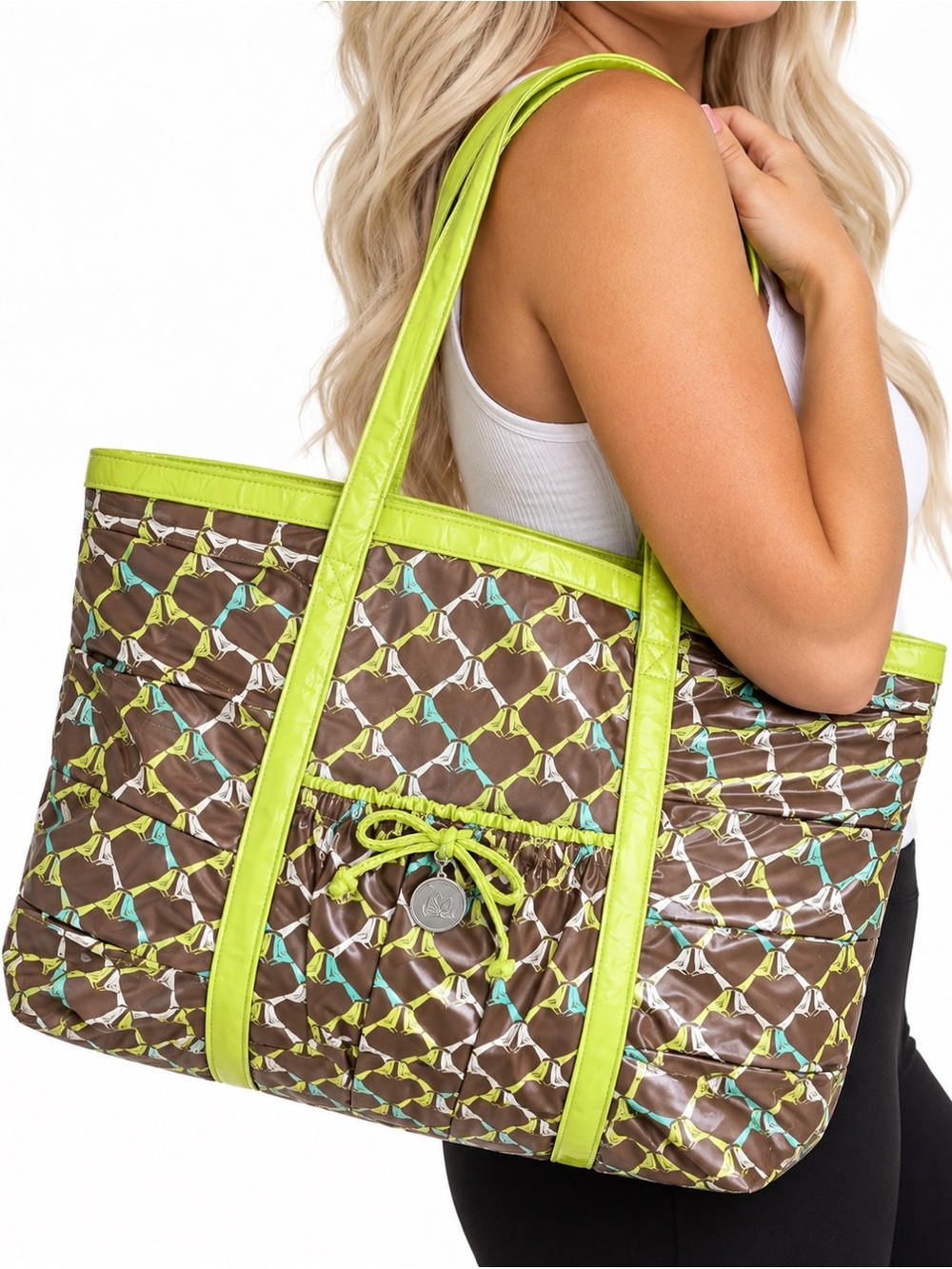 Vera Bradley “Take Me With You Tote” Sittin in A Tree Pattern EUC